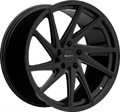 20X10 5-120 +45 74.1 FULL GLOSS BLACK