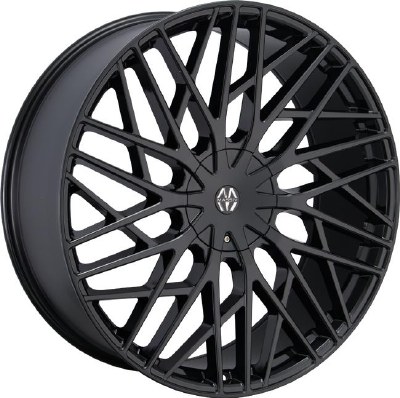 22X9.0 5-114.3 / 5-127 +40 74.1 FULL GLOSS BLACK - EXECUTIVE