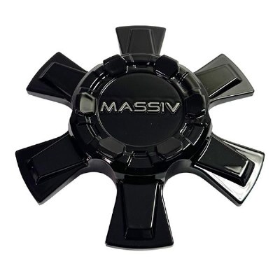 CAP GLOSS BLACK 6 LUG OR5 (CBMAS06-1PB)