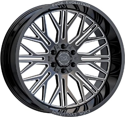 22X10 5-127 / 5-139.7 NEG19 78.1 BLACK AND MILLED