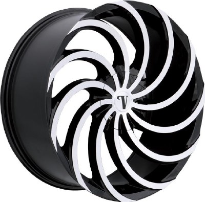 CAP BLACK 20 22X9.5 (CSVW21-1A)
