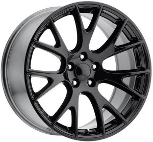 22X9.5 5-115 +15 74.1 FULL GLOSS BLACK