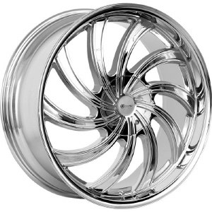 24X9.5 6-135 / 6-139.7 +25 87.1 CHROME (FITS 2019+)