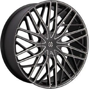 22X9.0 5-114.3 / 5-127 +40 74.1 BLACK AND MILLED - EXECUTIVE