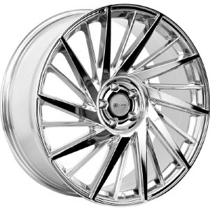 22X9.0 5-115 +15 74.1 CHROME