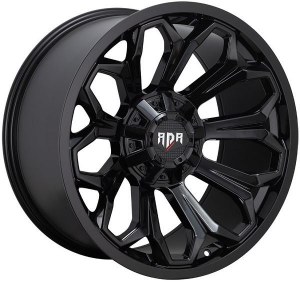 20X10 6-135 / 6-139.7 NEG18 108 FULL GLOSS BLACK **ONLY SOLD IN SETS OF 4**