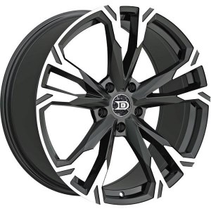 20X8.5 5-114.3 +35 73.1 BLACK AND MACHINED