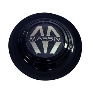 MASSIV FLOATING CAP BLACK OUTER RING WITH BLACK LOGO