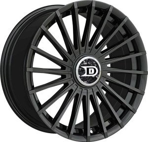 18X8.0 5-100 / 5-114.3 +38 73.1 FULL GLOSS BLACK