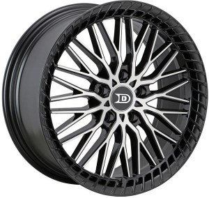 17X7.5 5-114.3 +38 73.1 (B+MO) BLACK AND MACHINED