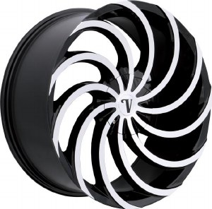 CAP BLACK 20 22X9.5 (CSVW21-1A)