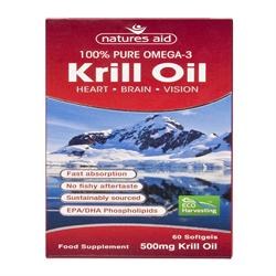 Natures Aid Krill Oil 500mg 60 capsule