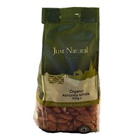 Just Natural Organic Org Almonds Whole 500g