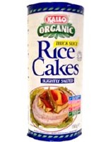 Kallo Rice Cakes Slightly Salted 130g