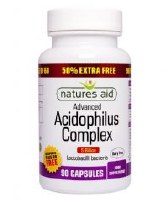 Natures Aid Promotional Packs Acidophilus Complex 5 Billion 90 capsule Natures Aid Promotional Packs Acidophilus Complex 5 Billion 90 capsule