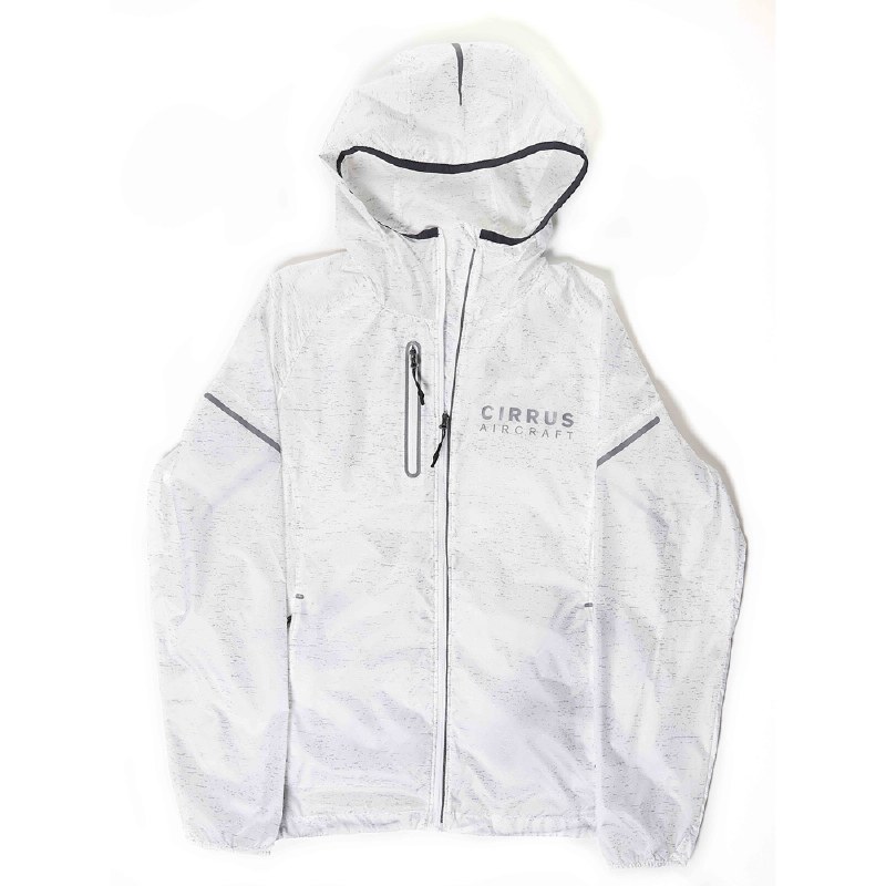 ladies white rain jacket