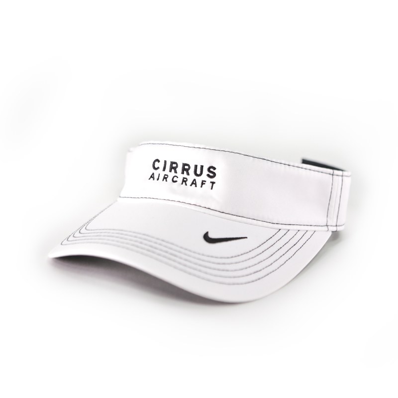 all white nike visor