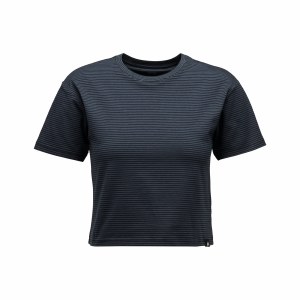 Black Diamond BD Stripe Crop Short Sleeve Tee - Women's