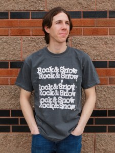 Rock and Snow Typewriter T-Shirt