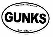 Rock and Snow Gunks Euro Sticker