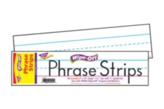 3&quot; x 12&quot; Phrase Strip White