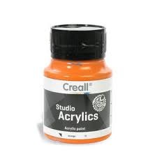 CREALL ACRYLIC 500ML ORANGE