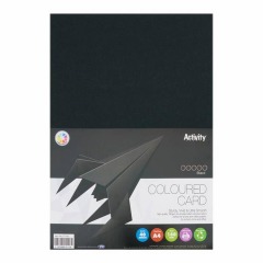 A4 BLACK CARD 40 SHEETS