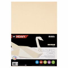Premier A4 200gsm Activity Card 50 Sheets - Ivory