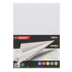 Premier A4 200gsm Activity Card 50 Sheets - White