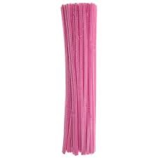 PIPE CLEANERS PINK 30CM 25PK