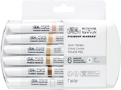 Winsor &amp; Newton Pigment Marker set Skin Tones