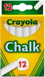 Crayola White Chalk 12 Boxes