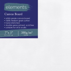 Elements Canvas Board 7&quot; x 5&quot;