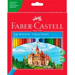 Colouring Pencils - Faber Castell 24 full length colouring pencils