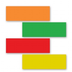 FLASH/WORK CARDS FLUOR 12x4