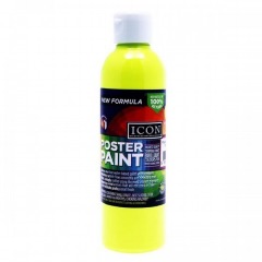 ICON POSTER PAINT FLUO YELLOW