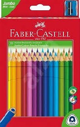 Colouring Pencils - Faber Castell 30 Extra thick Triangular colouring pencils
