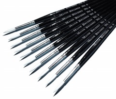 Major Hog Bristle Brushes size 6 Pack of 10