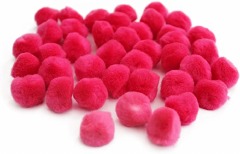 POM POMS PINK 24&amp;40MM