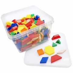 PATTERN BLOCKS PLASTIC 250 pc