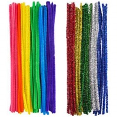 Pipe Cleaners Pack of 200 - Neon &amp; Glitter