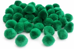 POM POMS GREEN 24&amp;40MM