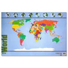 POSTER EDUCATIONAL WORLD MAP
