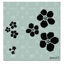 STENCIL BLOSSOMS