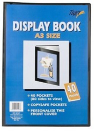 A3 Display Book 20 Pockets