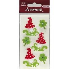 'ARTOZ' EMBELLISHMENTS RED FLO