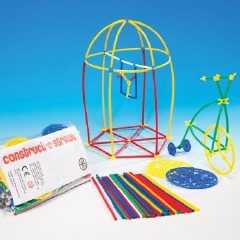 Constructo Straws Pack Including joiners, prongs &amp; wheels