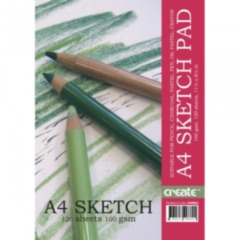 A4 Spiral Sketch Pad