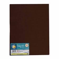 Felt Sheet (9&quot; x 12&quot;) - Brown