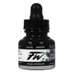 FW ACRYLIC INK BLACK 29.5ML